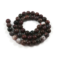 Natural pietersite beads, Strands 6mm or 8mm, Round meditation stone beads, Gemstone beads for jewelry making