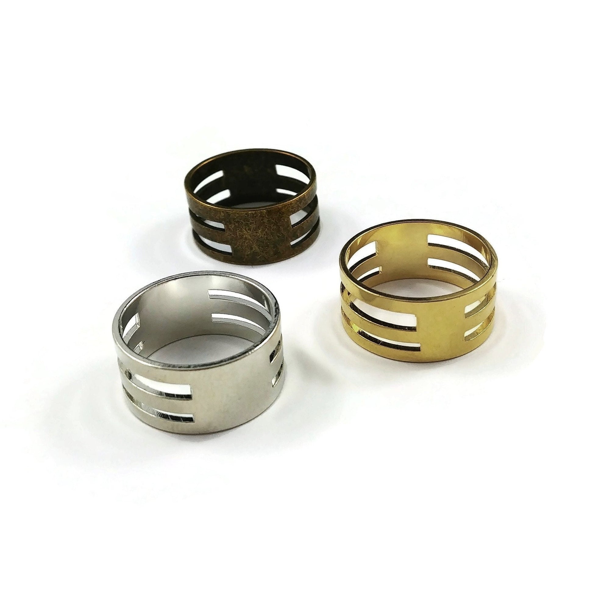 1 Jump ring opener closer tool, Jewelry making finger tool, Gold, Silver, Bronze