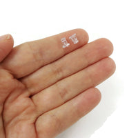 100 silicone earring backs, 7x5mm clear ear nuts, Jewelry making stoppers
