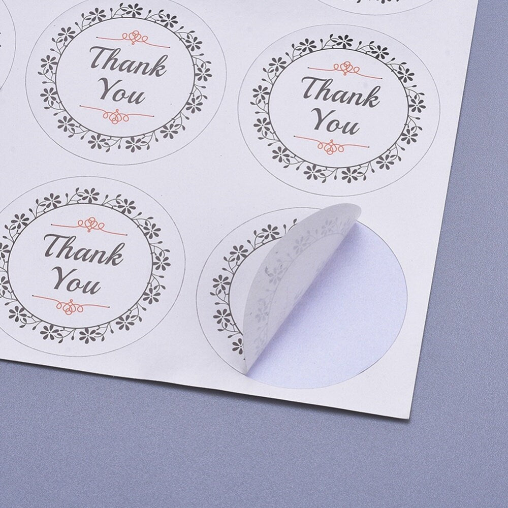 Thank you stickers