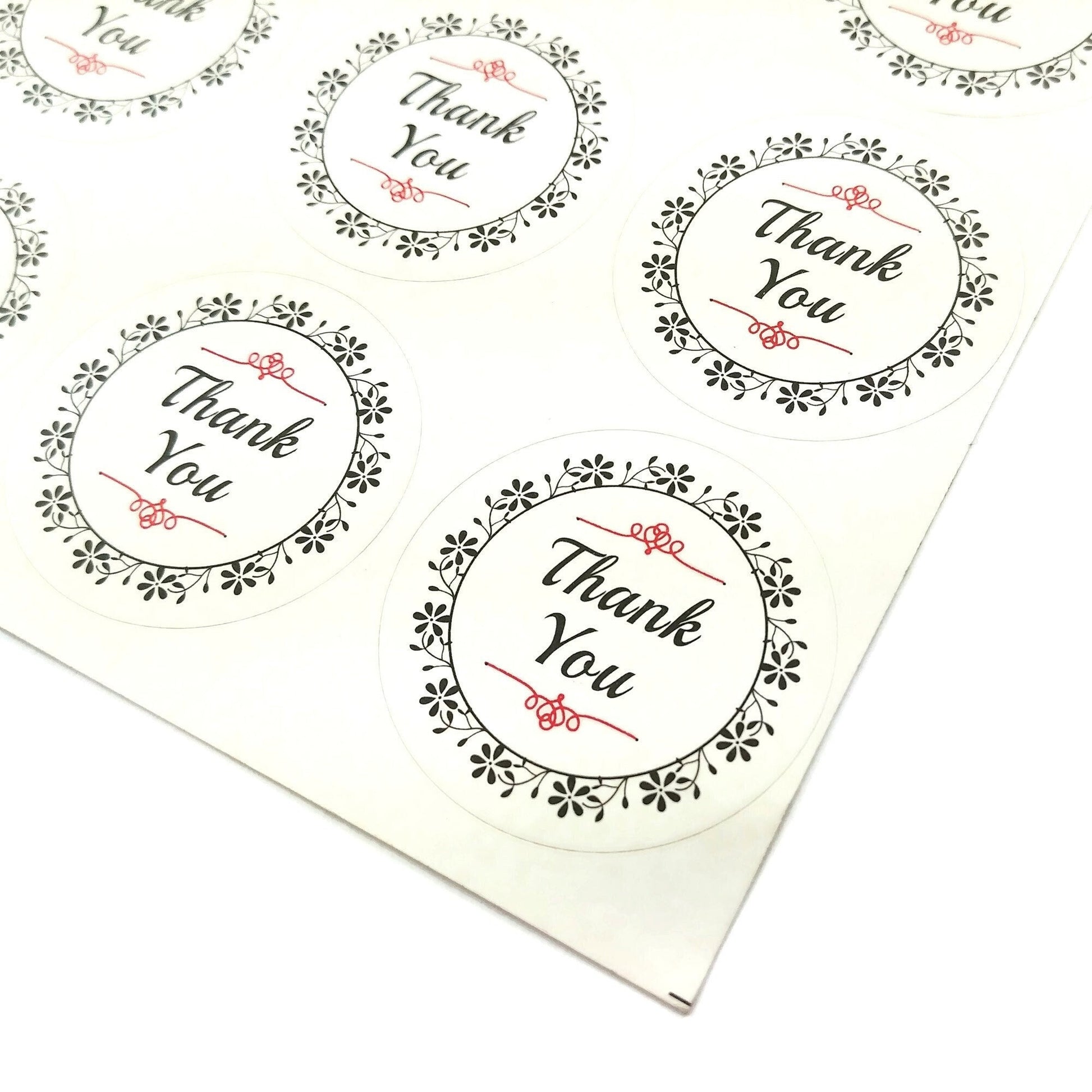 Thank you stickers
