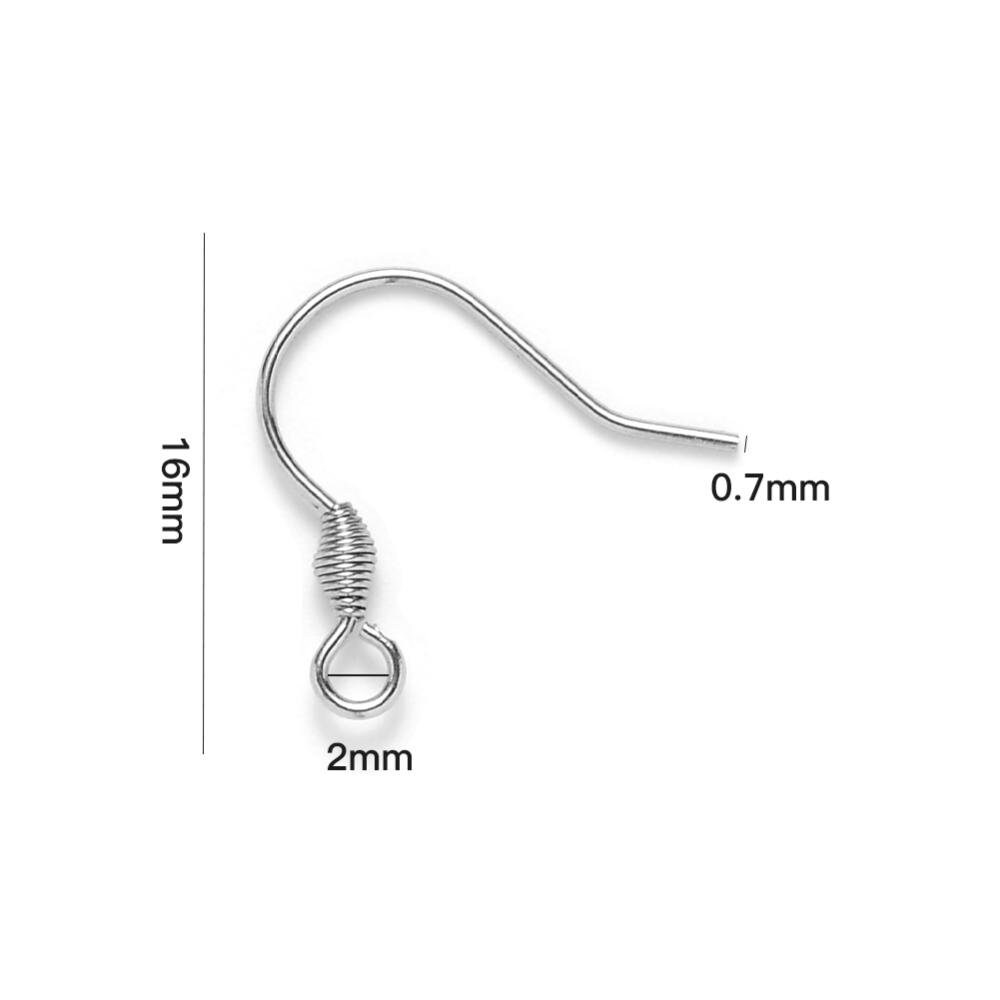 10 pcs earring hooks, Stainless steel earwire, Tarnish free jewelry making