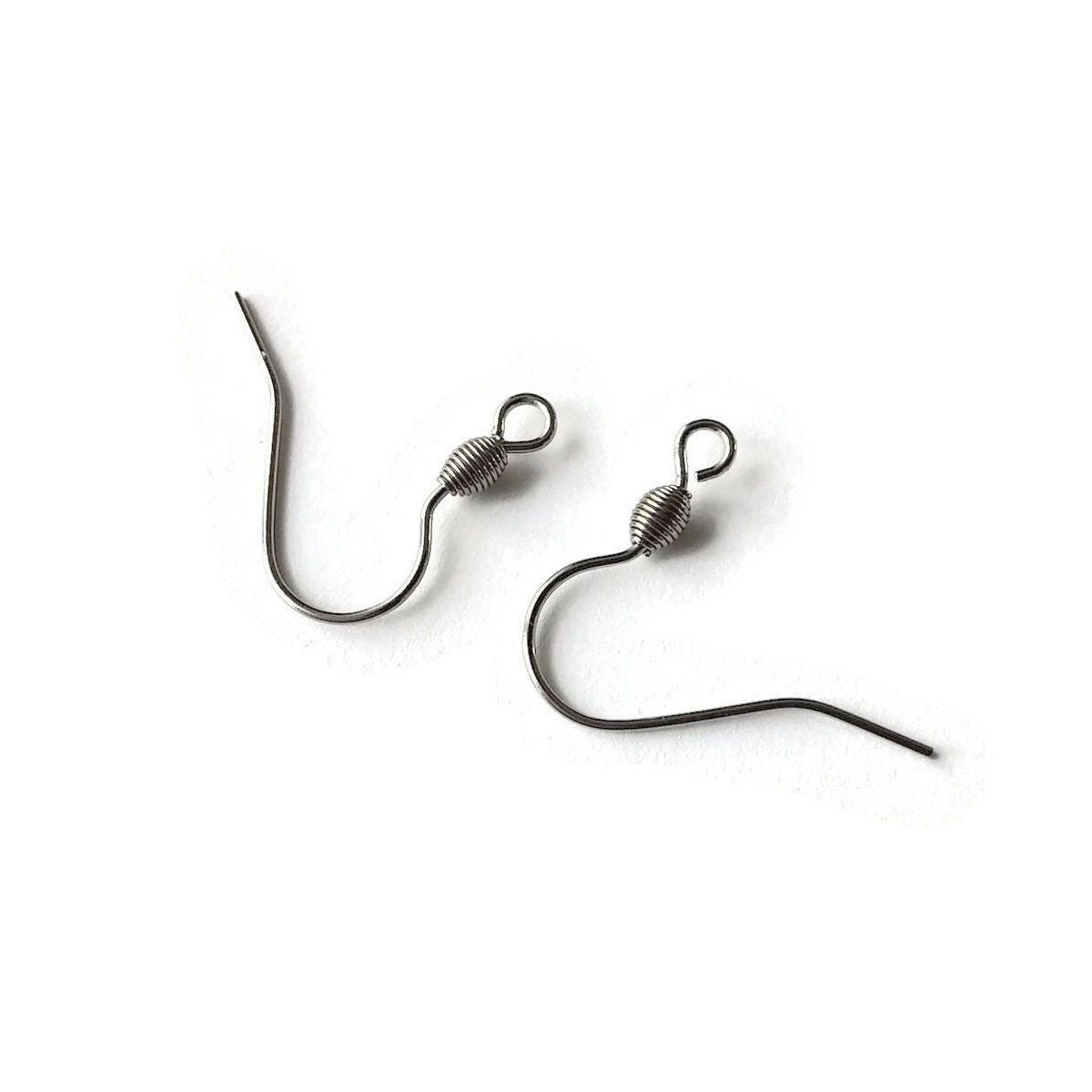 10 pcs earring hooks, Stainless steel earwire, Tarnish free jewelry making