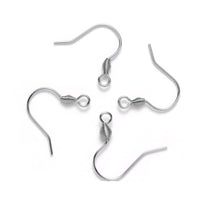 10 pcs earring hooks, Stainless steel earwire, Tarnish free jewelry making