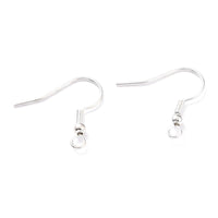 925 Sterling silver plated earring Hooks - Stainless steel earring findings - Jewelry making supplies