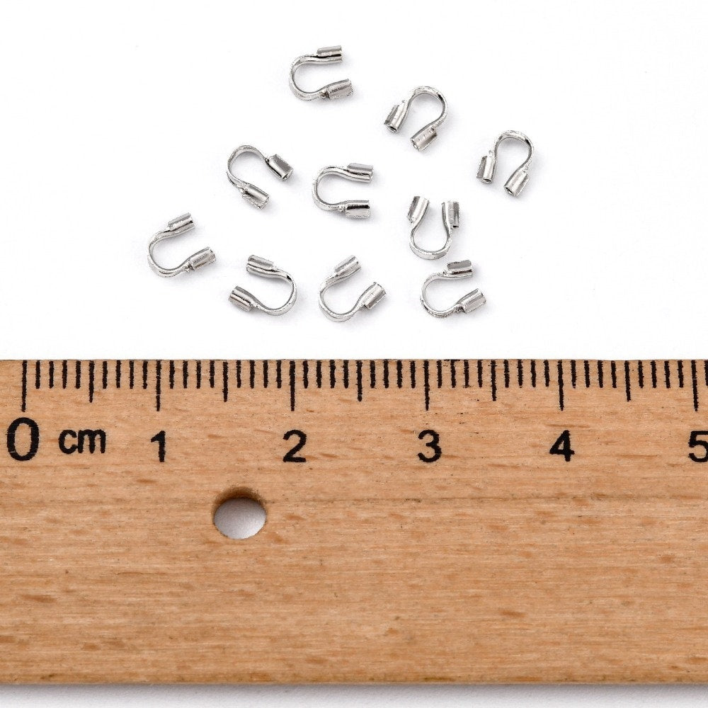 Wire Guard Cable Thimble - Nickel, lead, and cadmium free - Jewelry making protector findings - Gold, Silver