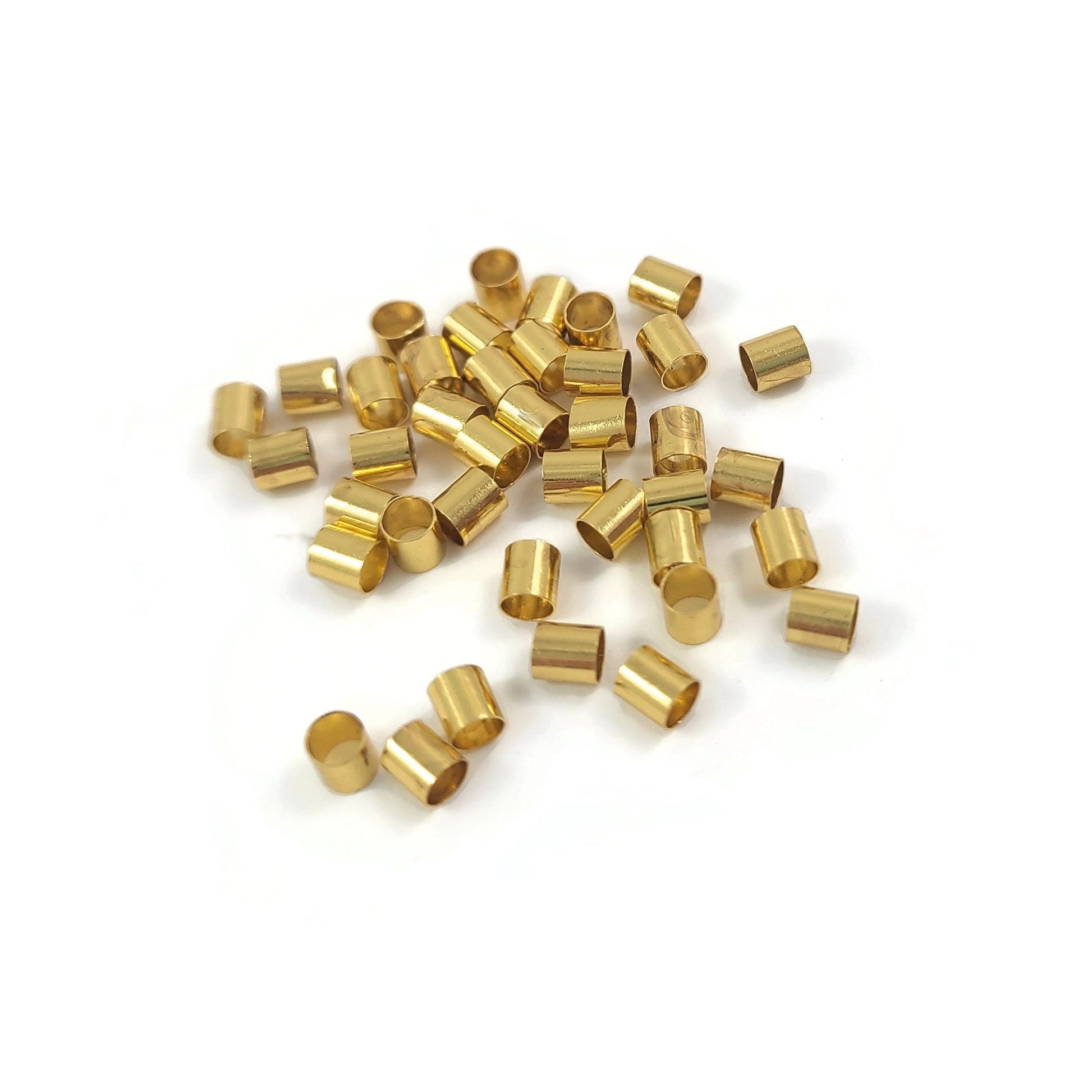 3mm crimp tube beads - Nickel, lead, and cadmium free - Hypoallergenic jewelry making findings