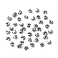 Crimp cover beads - Nickel, lead, and cadmium free - Hypoallergenic jewelry making findings - Cord ends
