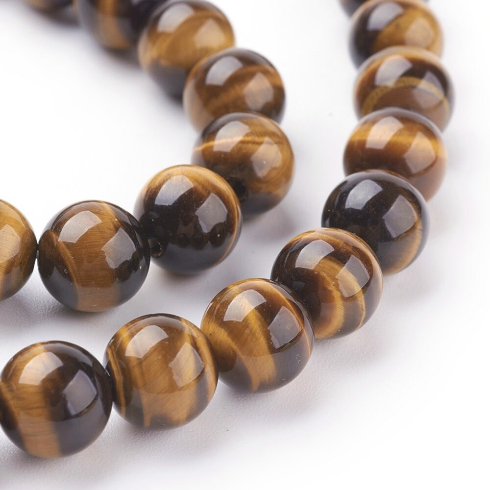 Tiger Eye Beads, 2mm 3mm 4mm 6mm 8mm, Natural round gemstone for jewelry making
