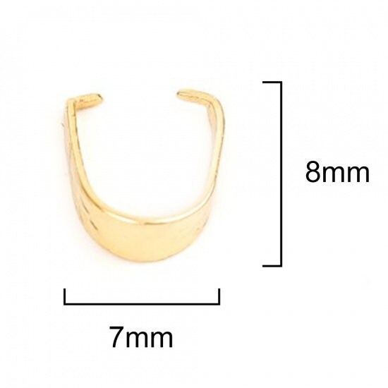 Stainless steel pinch bails, Pendant clip on clasps, Gold, Silver, Tarnish free jewelry findings