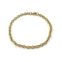 Chunky cable chain bracelet, Rose gold - gold - silver stainless steel, Bulk lot for hypoallergenic jewelry making
