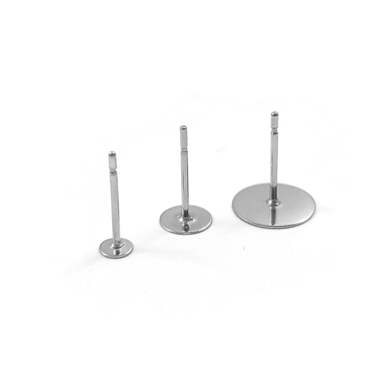 Short earring posts, Hypoallergenic 316 surgical grade stainless steel, 3mm 5mm or 8mm stud earrings findings