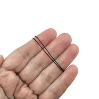 Waxed nylon cord 0.65mm - 20 meters / 65 ft - Black or Brown string for jewelry making