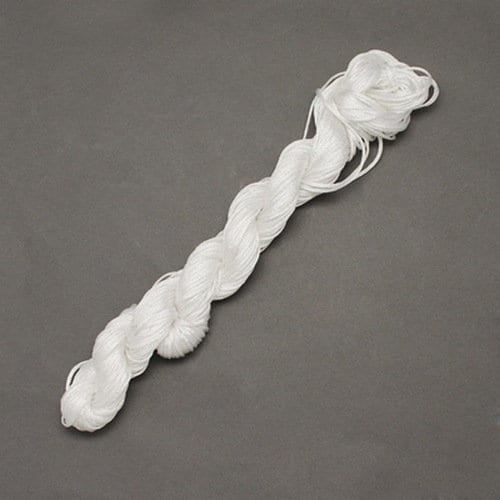 1mm nylon cord - 22 meters / 72 ft - Knotting string, Macrame thread, Jewelry making supplies