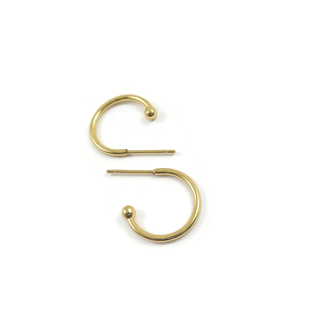 Surgical stainless steel hoops, Silver earring findings, Hypoallergenic jewelry making supplies