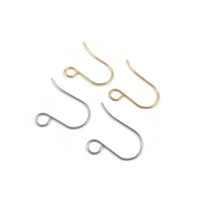 1 inch big ear wire, Hypoallergenic stainless steel earring hooks, Jewelry making findings