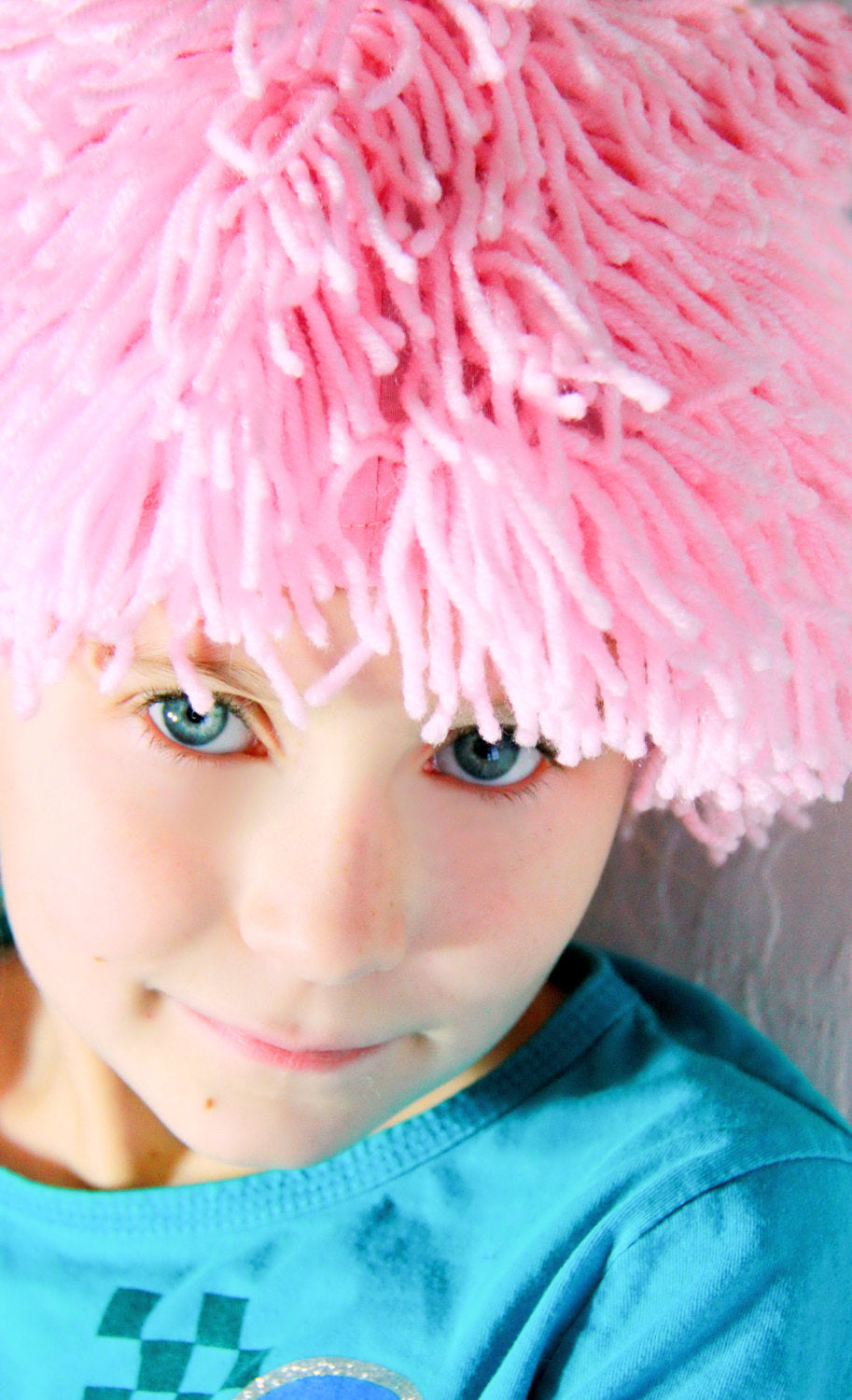 Patron perruque en laine - DIY Costume pour enfant et adulte - Tutoriel PDF