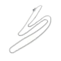 Cable chain necklace, Silver stainless steel, Bulk lot for jewelry making, 20 inches, 22 inches