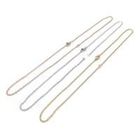 Stainless steel separated chain for link, Bulk lot jewelry necklace supplies, Silver, Gold plated