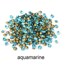 100 pointed back rhinestones, 4mm 5mm glass diamond chatons, Faceted crystal for jewelry making