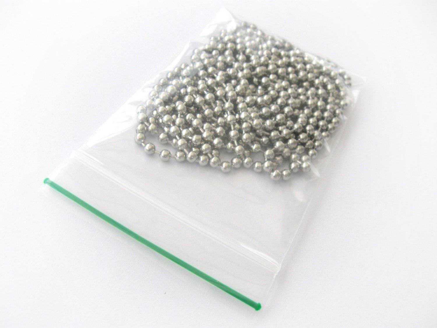 1 Big Stainless Steel Ball Chain 4mm - 2 meters