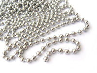 1 Big Stainless Steel Ball Chain 4mm - 2 meters