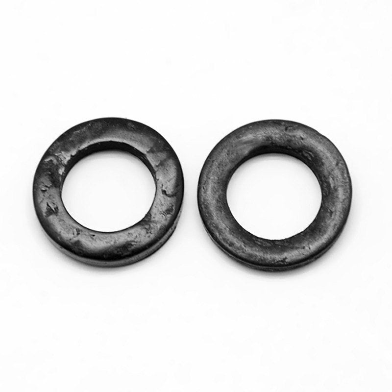 10 petits anneaux en bois de coco 20mm