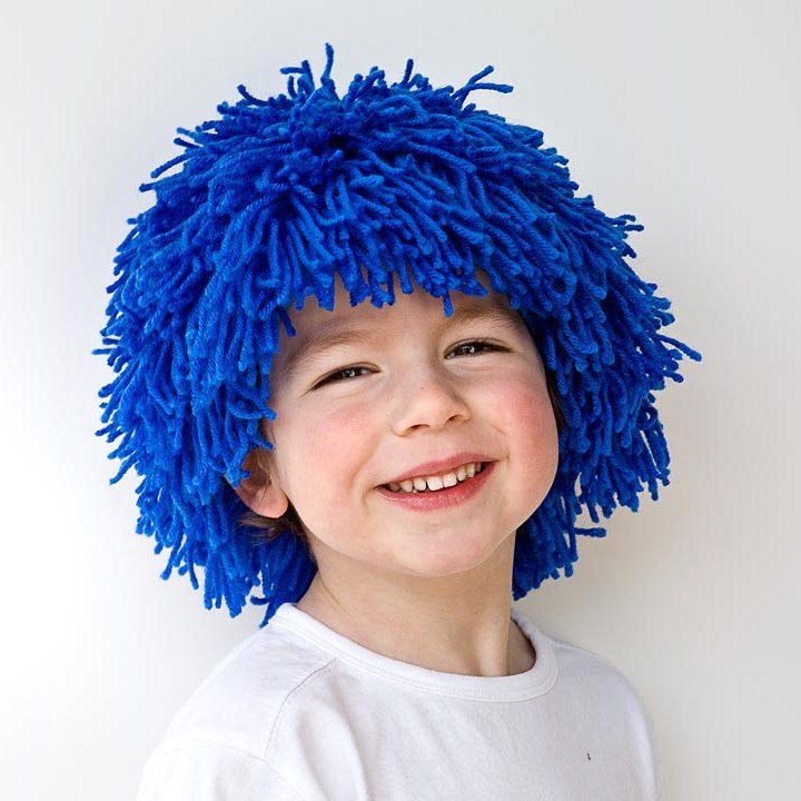 Patron perruque en laine - DIY Costume pour enfant et adulte - Tutoriel PDF