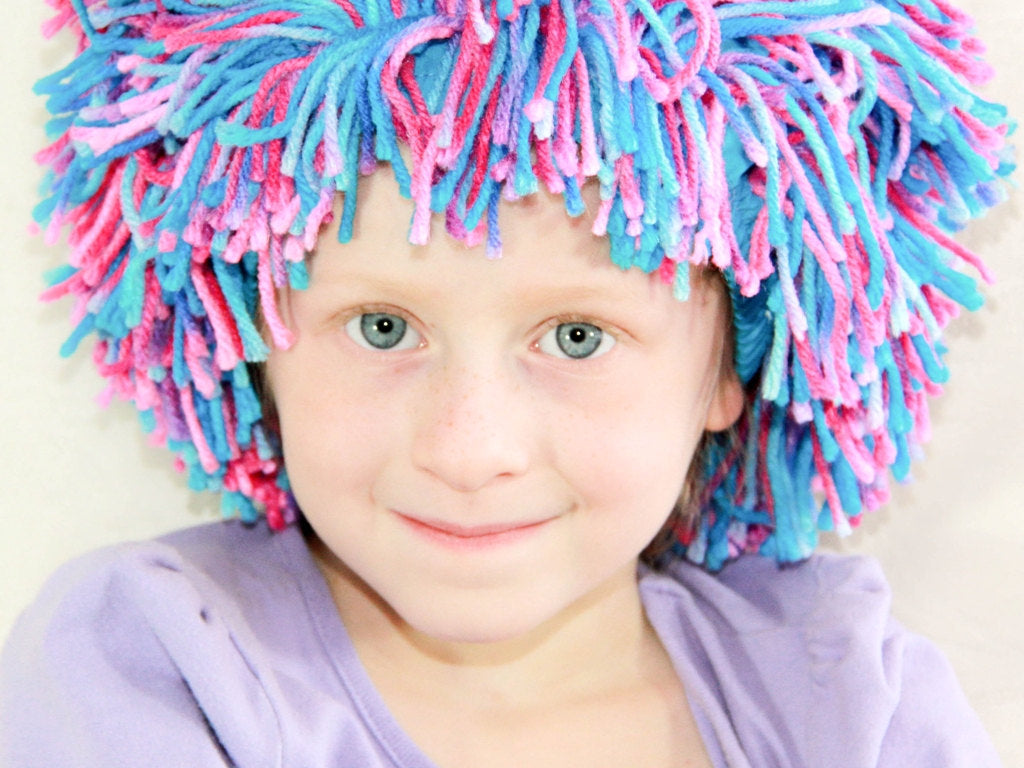 Patron perruque en laine - DIY Costume pour enfant et adulte - Tutoriel PDF