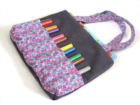 DIY Markers Bag Sewing Pattern - Art bag for children tutorial PDF download ePattern