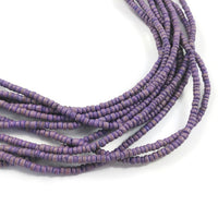 Petites perles de bois de coco de 3mm, Couleur au choix