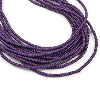 Petites perles de bois de coco de 3mm, Couleur au choix